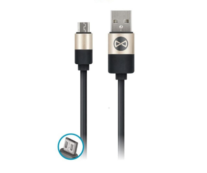 Kabel FOREVER USB-microUSB 1M modern czarny